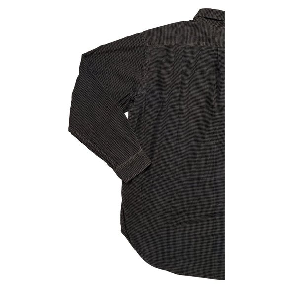 EDDIE BAUER Shirt Men's L/S Casual Button Up Checkered Collared Blue XLT - Picture 5 of 7